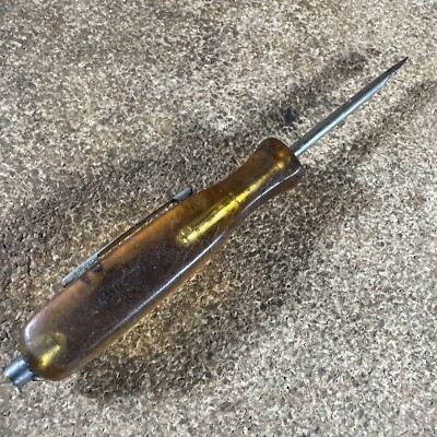 Vintage Snap On USA SSD224 Flat Tip Head Slotted Pocket Screwdriver Rare