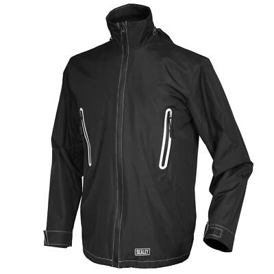 SEALEY HEATED RAIN JACKET 5V - 50" CHEST EXTRA-LARGE. SEALEY