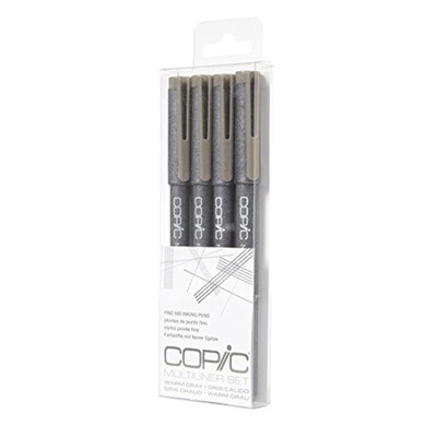 Too Copic multi liner 4 pcs cool gray set New from Japan