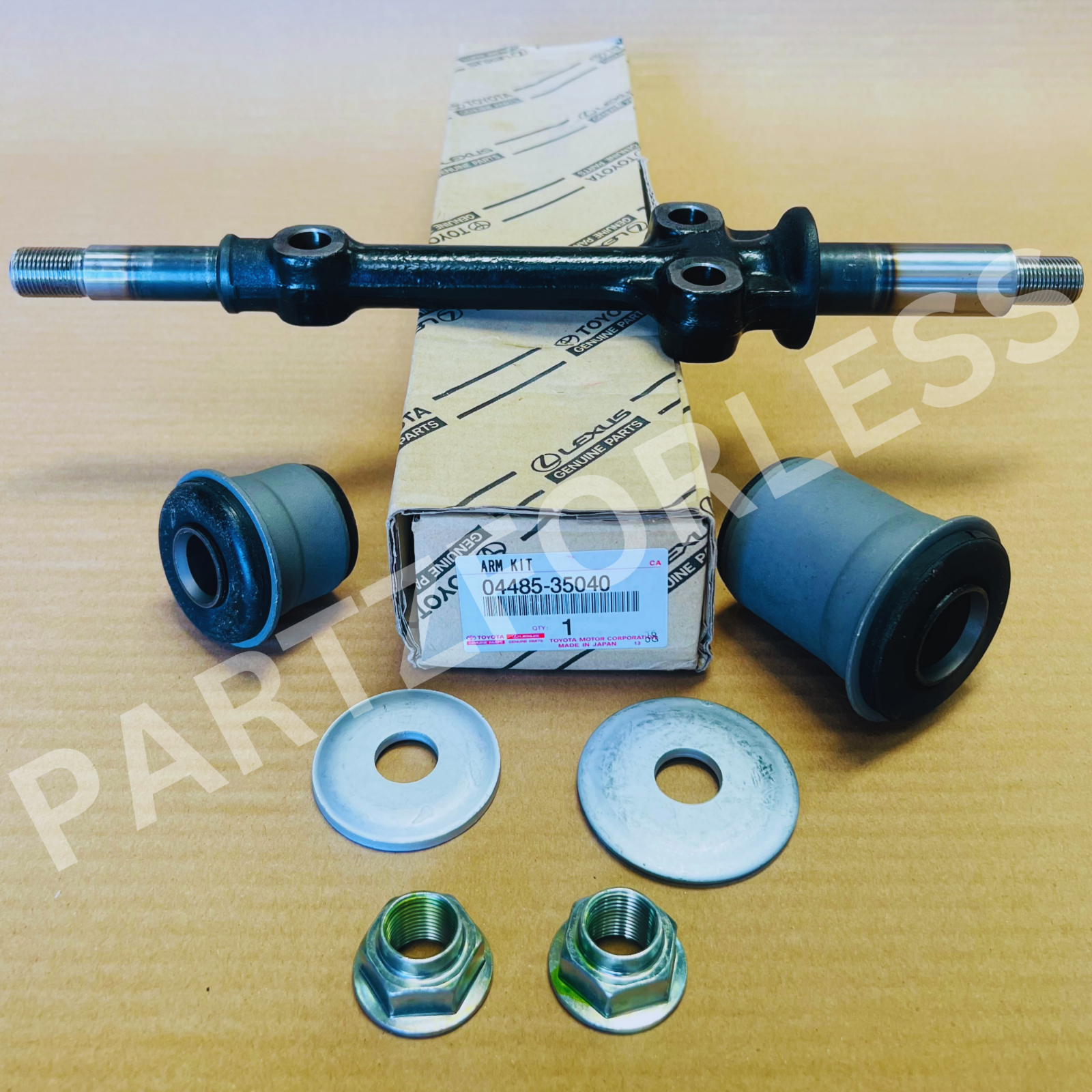 04485-35040 TOYOTA GENUINE SHAFT KIT, UPPER SUSPENSION ARM 04485-35040 TOYOTA GENUINE SHAFT KIT, UPPER SUSPENSION ARM