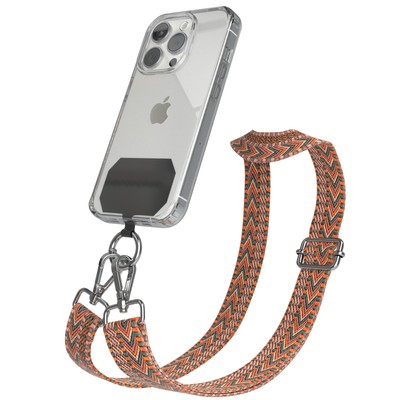 Universal phone strap all phones chain pad band detachable Orange Green Silver