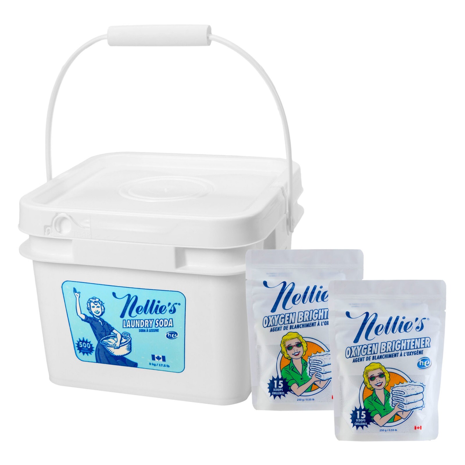Nellie's Laundry Soda とOxygen Brightener nellie-s-laundry-stain-