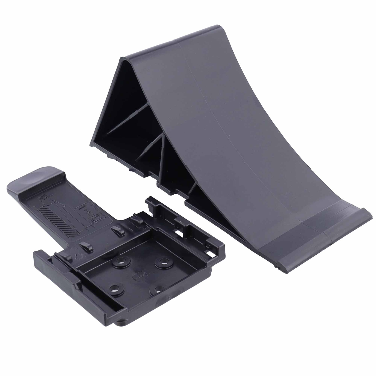 4 Praktische Unterlegkeile Mit Halterung - Sicherheitskeile Für Auto & Anhänger