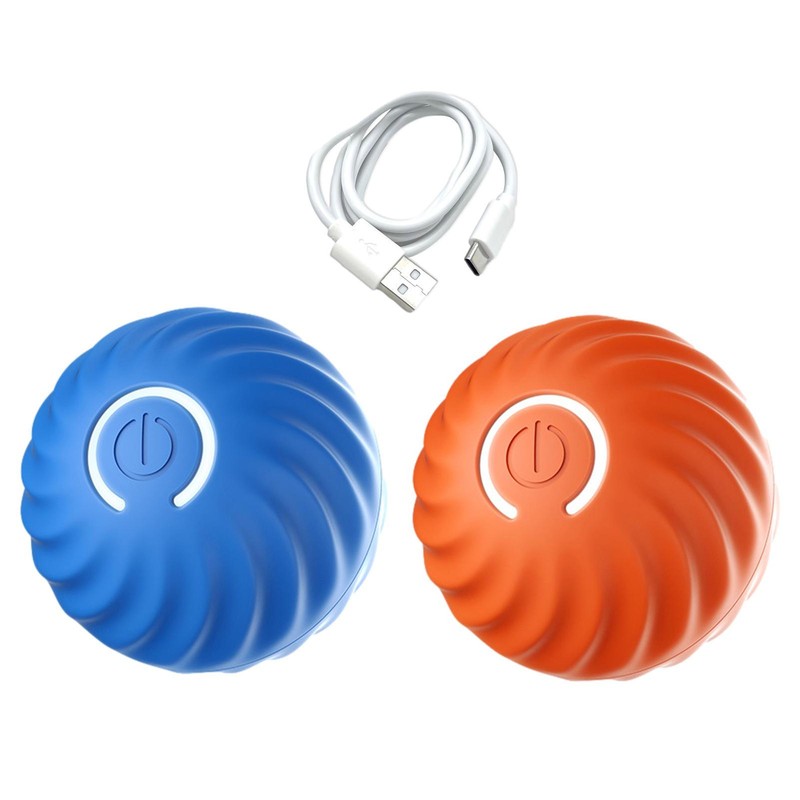 Self Rolling Ball Dog Toy Smart Self-Moving Ball with 2 Modes Rechargeable Toys
