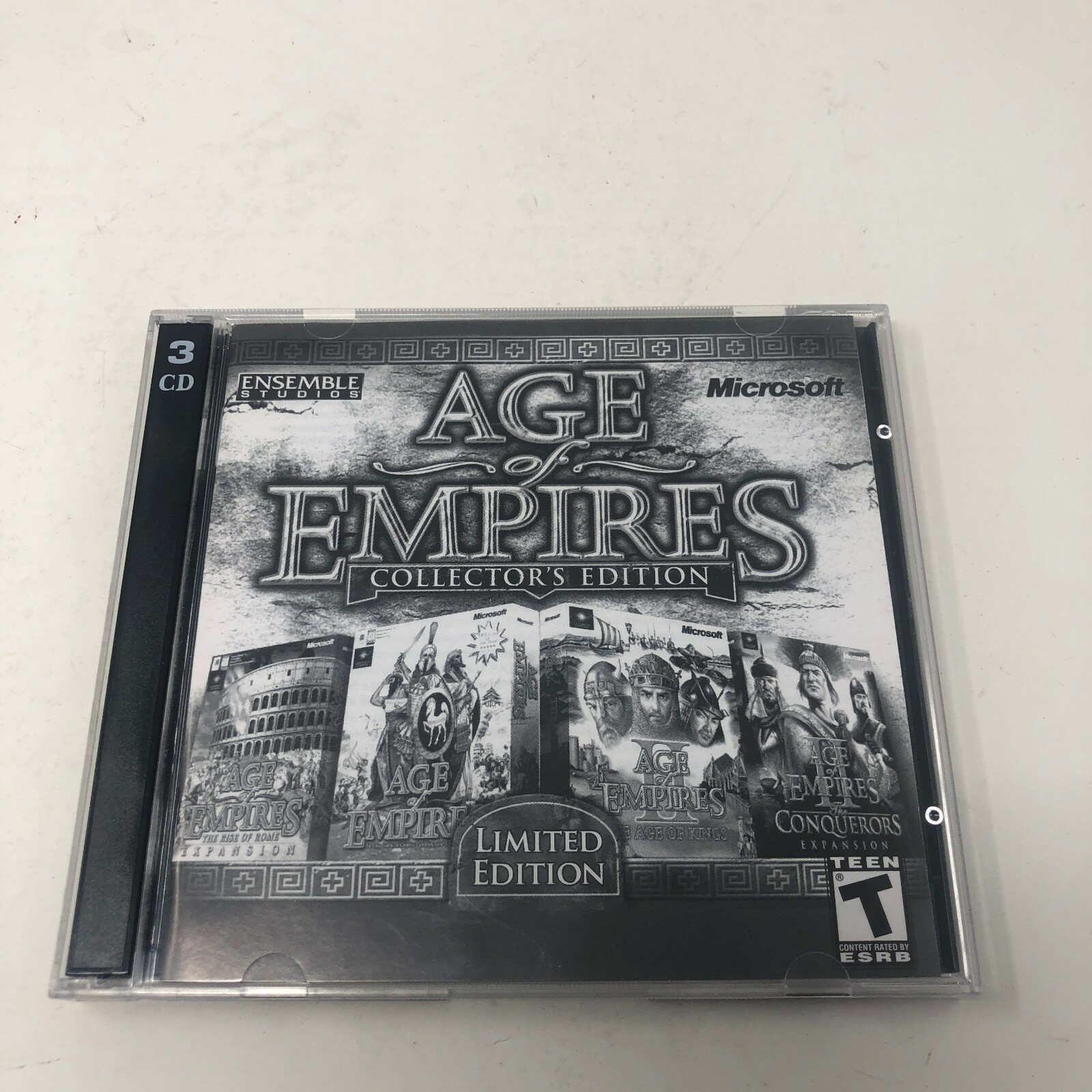 AGE OF EMPIRES COLLECTOR'S EDITION PC 2006 3 CD LIMITED