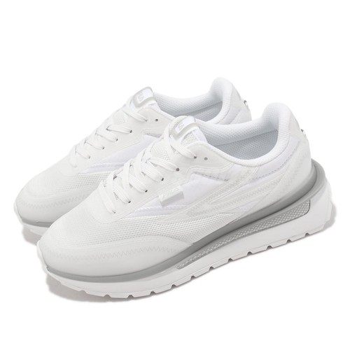 

Fila Renno Patched White Grey Мужчины Унисекс Повседневная обувь для образа жизни Кроссовки, Белый, Renno Patched
