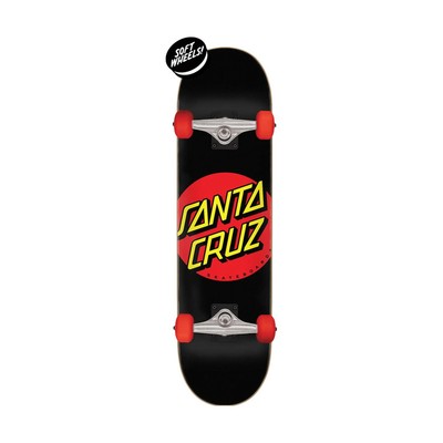 SANTA CRUZ 7.25'' x 27.00'' Skateboard Complete - Classic Dot Super Micro
