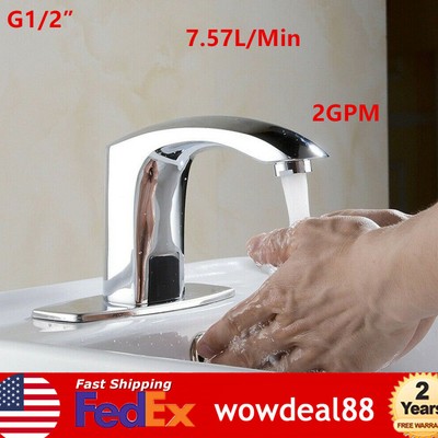 Smart Automatic Infrared Sensor Faucets Touchless Bathroom Basin Sink Faucet