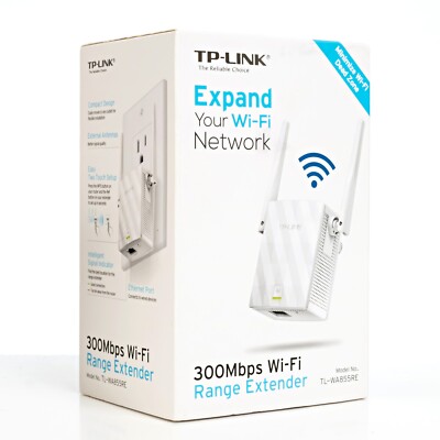 TP-Link 300Mbps Wi-Fi Range Extender TL-WA855RE