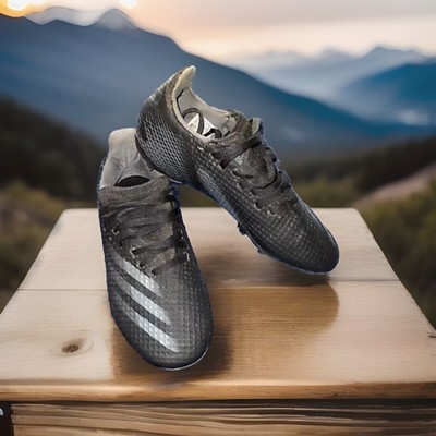 Adidas X GHOSTED.3 FG J Soccer Cleats BLACK-GREY FW3545 Youth  size 3
