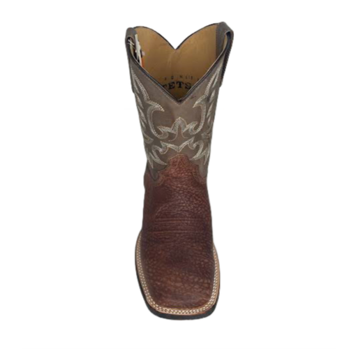 Pre-owned Roper Stetson® Men's Obadiah Brown Square Toe Boots 12-020-8911-3844