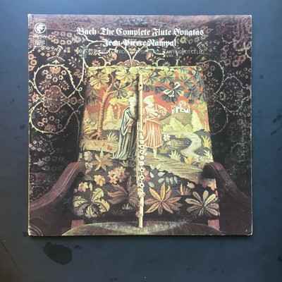 BACH 'the complete flute sonatas' Jean-Pierre Rampal, flute 2 LPs