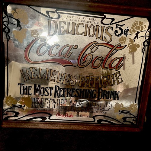 コカコーラ　Coca-cola PUB mirror sign　廃番品 コカコーラ Coca-cola PUB mirror sign 廃番品 Vintage Coca