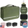 Travel Toiletry Bag for Women Men - Portable Large Hanging Organizer Makeup Bag for Cosmetic, Shampoo, Conditioner, Brushes Set, Cosmetic, Travel Accessories Essentials, Green