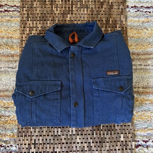 Patagonia Iron Forge Denim Insulated Trucker Jacket Indigo Patagonia Iron Forge Denim Insulated Trucker Jacket Indigo