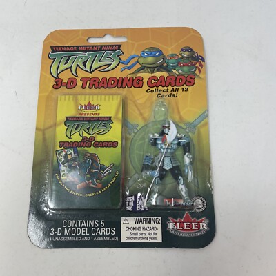 TMNT 3D Trading Cards Teenage Mutant Ninja Turtles Shredder 2003 Fleer