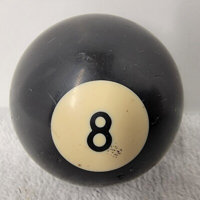 VTG Replacement Billiard Pool Ball 2 1/4'' Diameter Standard # 8 Solid Black*