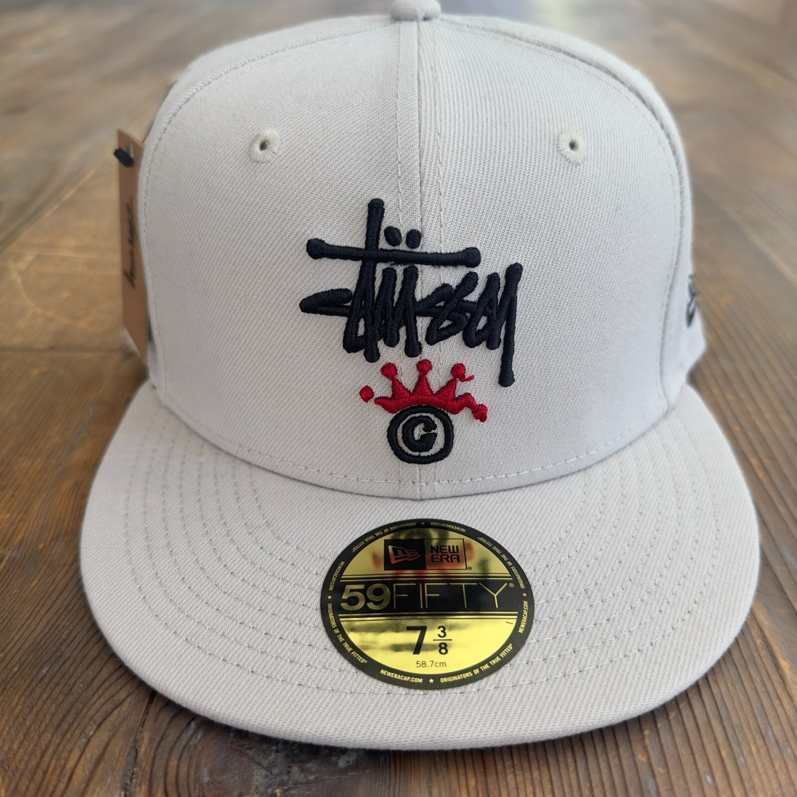 Stussy New Era キャップ　7 1/4 Stussy S 59Fifty New Era Fitted Cap Size 7 1/4 Navy Blue