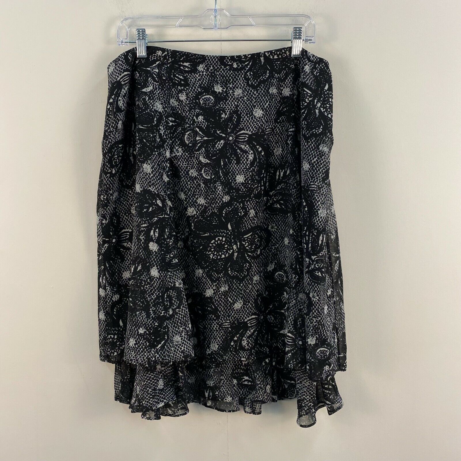 212 Collection Womens 14 Skirt Black White Short Knee 212 Collection Womens 14 Skirt Black White Short Knee
