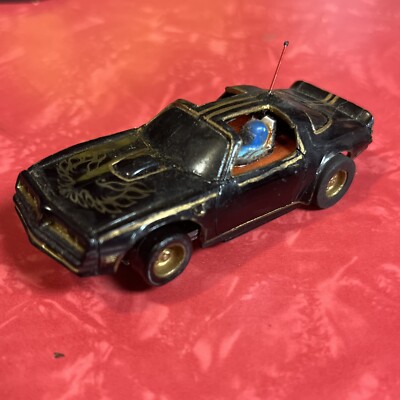 Tyco Black & Gold 1979 Pontiac Firebird Trans-Am HO Slot Car Untested