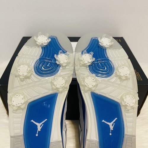 Pre-owned Jordan Men's Size 7 -  4 Golf Military Blue 2021 (cu9981-101). In Gray