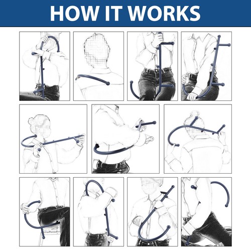 Body Massage Therapy Ball Cane Massager For Muscle Pain Trigger Point Massager