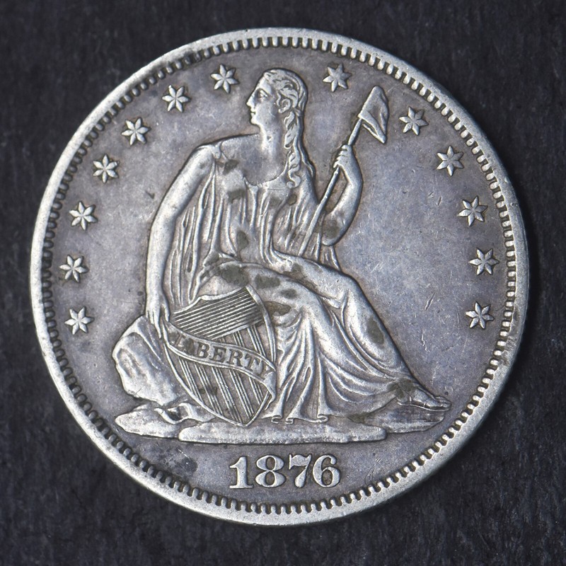 1876-S "High Grade" Seated Liberty Half Dollar 50C - COINGIANTS