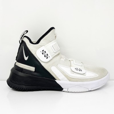 

Белые баскетбольные кроссовки Nike Boys Lebron Soldier 13 Flyease CJ1317 5,5 лет, Белый, Lebron Soldier 13 Flyease