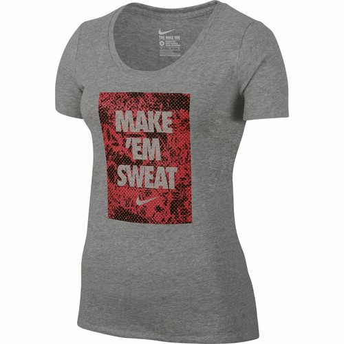 

Женская футболка Nike серо-розово-черная 820528-063, Grey/pink/black