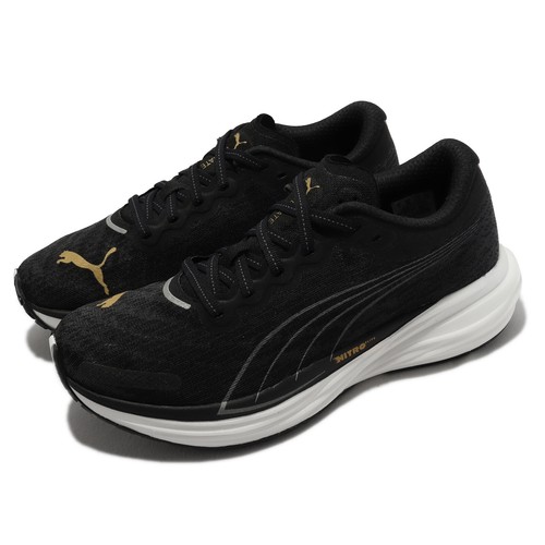 Женские кроссовки Puma Deviate Nitro 2 Wns Black Team Gold White 376855-02