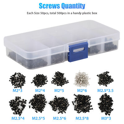 500Pcs Set Laptop Computer Screws Set For HP Dell Lenovo Sony Toshiba SAMSUNG