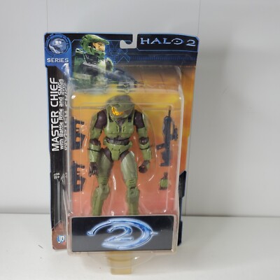 Limited Ed 2004 Halo 2 Master Chief Battle Rifle SMGs Joy Ride Bungie Series 1