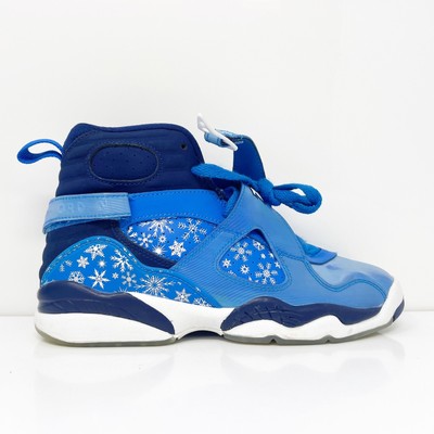 Nike Boys Air Jordan 8 305368-400 Синие баскетбольные кроссовки Размер 4,5 года