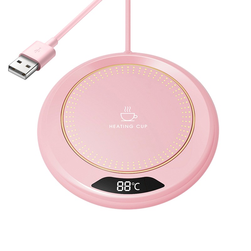 USB Plug-in Coffee Mug Cup Warmer Tea Water Cup Electric Heating Pad for Office