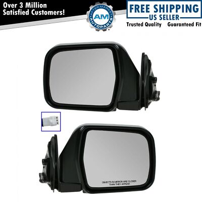 Driver & Passenger Side Mirror Set For 90-95 4Runner TO1320121 TO1321121