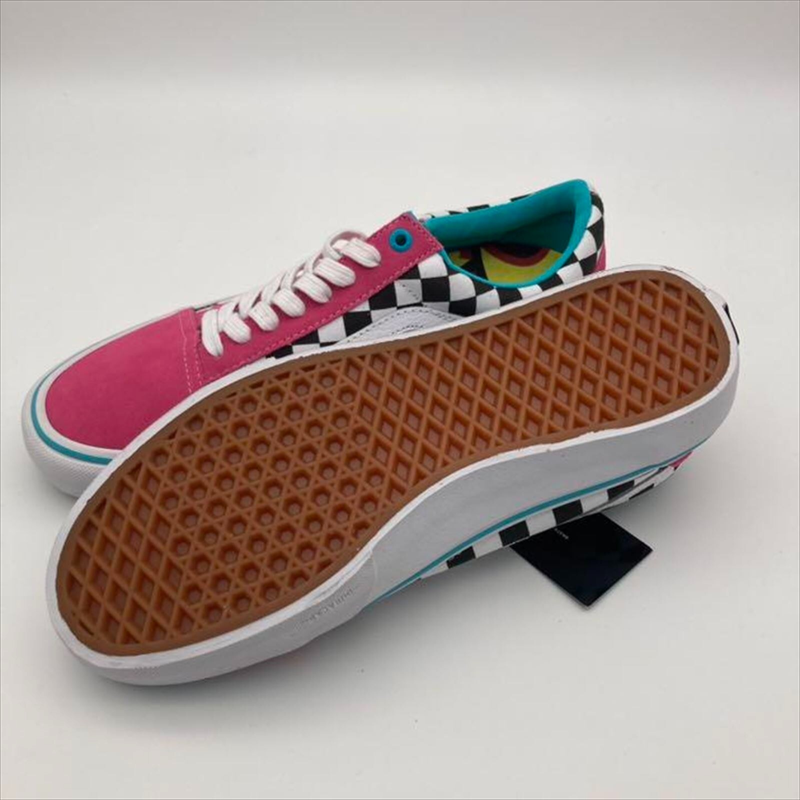 Pre-owned Vans X Golf Wang Old Skool Pro Sneaker Blue Pink White Size 9 Japan