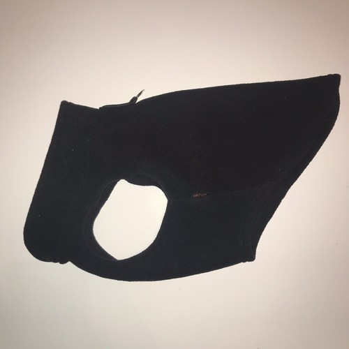 Gooby Pullover Dog Fleece Vest for Small Dogs Black Large