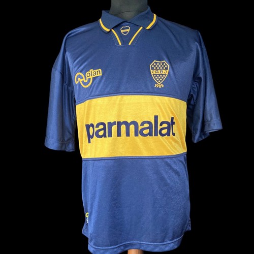 olan Boca Juniors 90th！ボカジュニアーズ！ Boca Juniors Argentina Olan Vintage Jersey 1994 Excellent