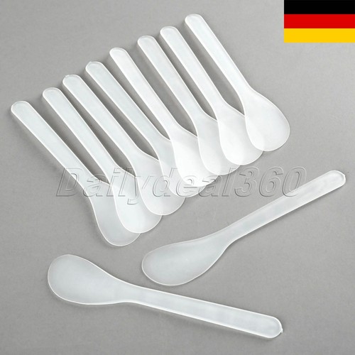 10 Stücke Krümm Wegwerfbar Löffel Kosmetik Spachtel Maske Plastisch Praktisch
