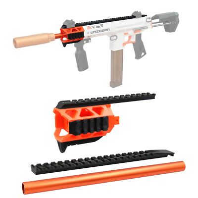 AKBM Extended Barrel Rail with 250mm Tube Kit for KM9 Unicorn Foam Blaster