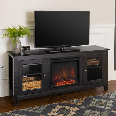 Tv Stand Electric Wooden Console For Tvs Up To 60