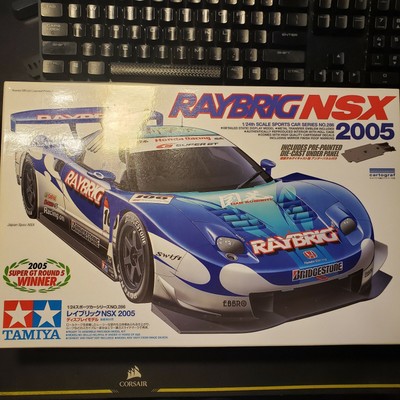 Tamiya 1/24 Honda Raybrig NSX 2005 Model Car Kit 24286 w Die-cast Under Panel