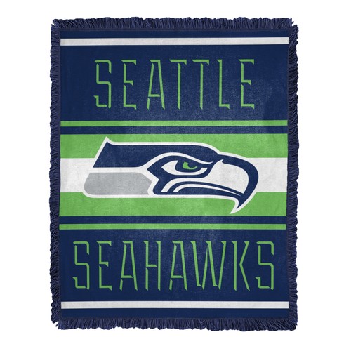 Тканое жаккардовое одеяло Northwest NFL Seattle Seahawks с носовой снастью