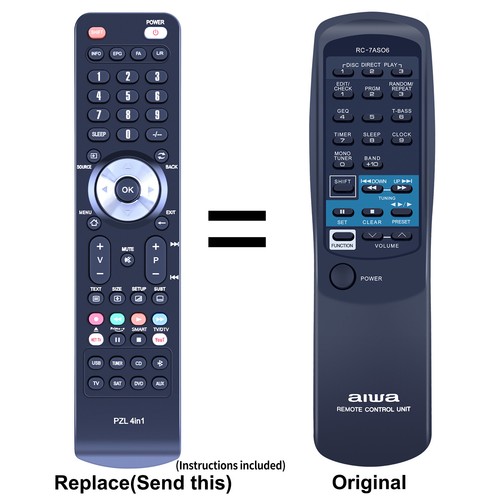 AIWA ワイヤレスリモコン RC-100 AD-F90M AIWA ワイヤレスリモコン RC-100 AD-F90M