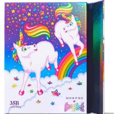 Lisa Frank palette morphe Makeup Eyeshadow new  unicorn 35B