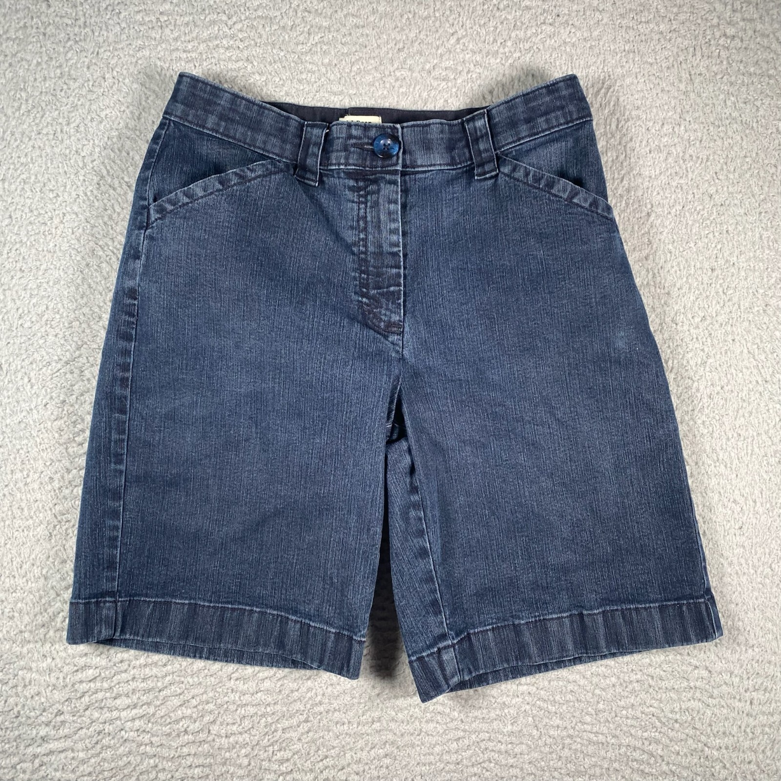 ショートパンツ LOW CLASSIC : 25SS / CLASSIC DENIM SHORTS (2COLORS) L.L. Bean Denim Shorts Womens 4 Blue Dark Wash Classic Fit
