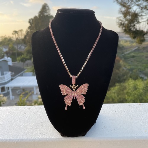 【King Ice】☆日本未入荷☆ICED BUTTERFLY NECKLACE Iced Butterfly Necklace | Women's Jewelry | King Ice