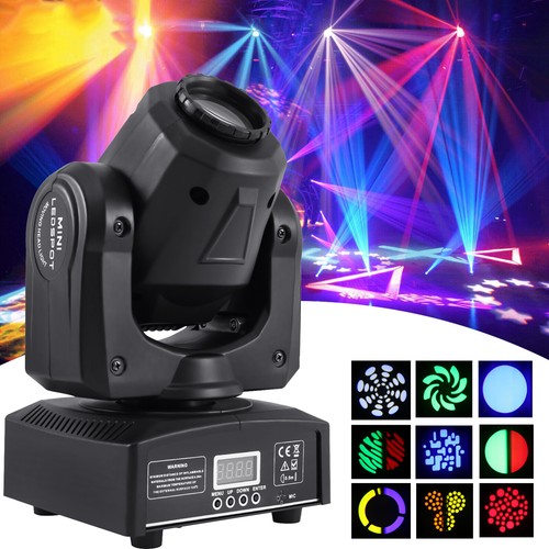 2 Pack 120W LED Moving Head Light RGBW Gobo Beam Stage DJ Bar DMX Spot Lighting