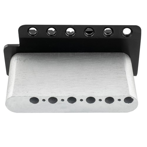 Wilkinson Black 52.5mm 6-Screw Modern Saddle Tremolo Bridge For Strat ST Guitar