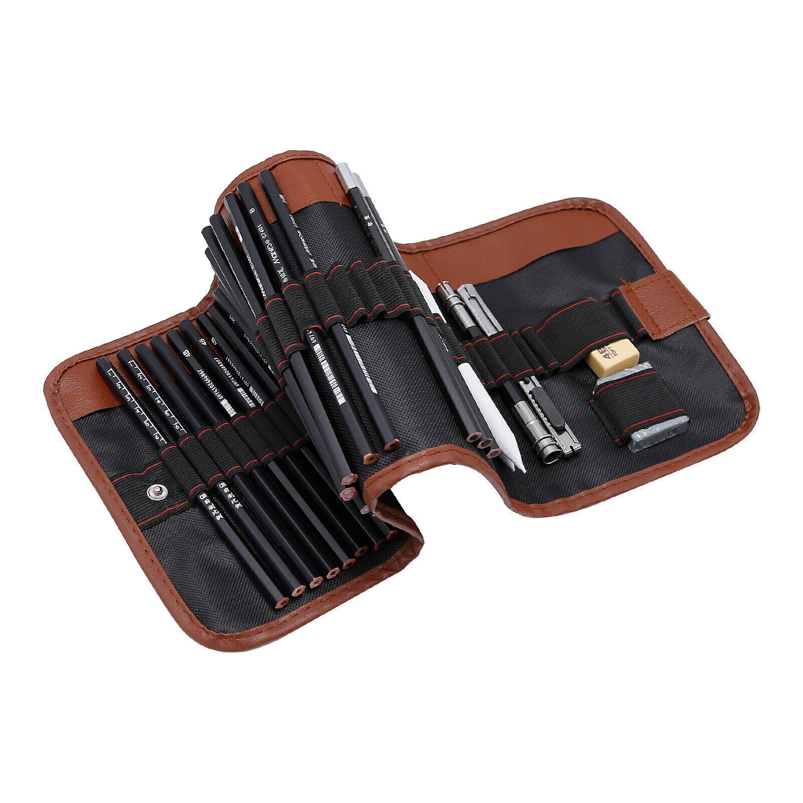 29 Pcs Professional Drawing Artist Tool Set Pencil and Sketch Charcoal with Bag